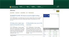 Desktop Screenshot of findata.co.nz