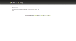 Desktop Screenshot of findata.org